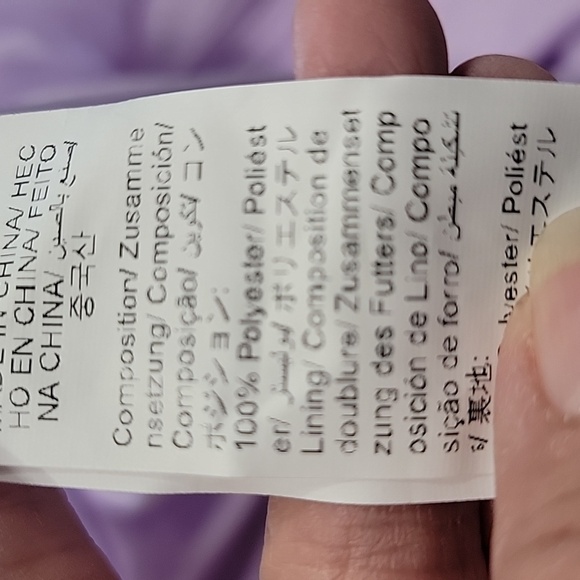 SHEIN Size M (6) Lavender "Enchnt" Tiered Mesh One Shoulder Formal Party Dress - Picture 16 of 16